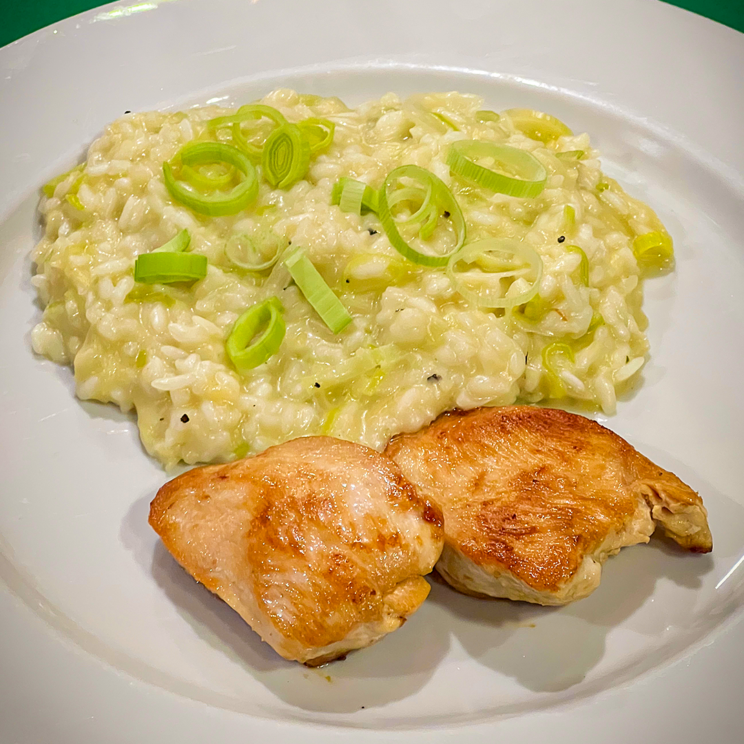 Risoto de Alho Poró